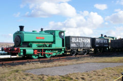 Blaenavon Ironworks 'Nora No 5' at Big Pit, built by Andrew Barclay, No 1680 in 1920, March 2010